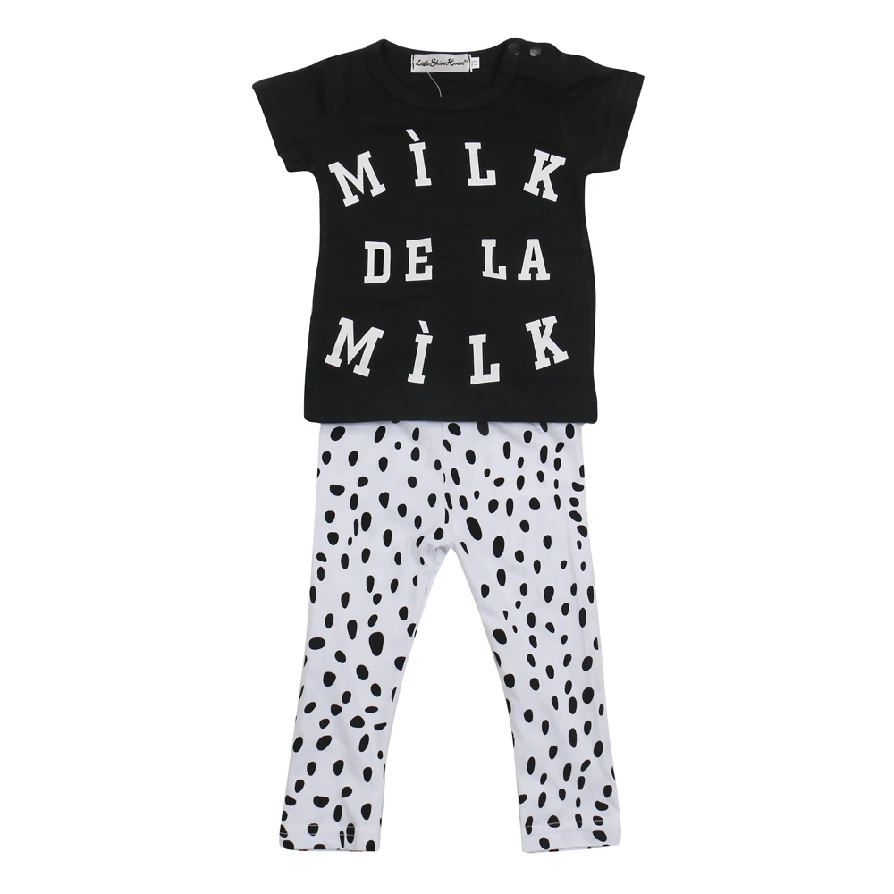 Модные летние комплекты одежды для маленьких мальчиков и девочек 2020 г. Черная