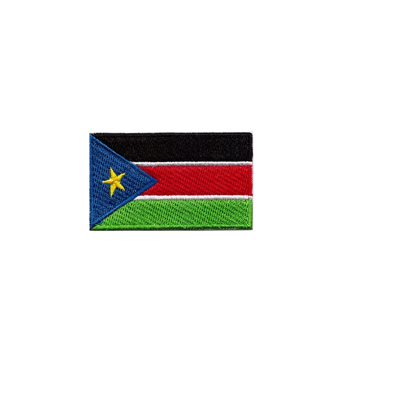 Розовый Нигерийский Южно-Африканский марокканский Свазиленд mauritory Rwanda флаг Танзании 3D вышивка патч - Цвет: Розовый