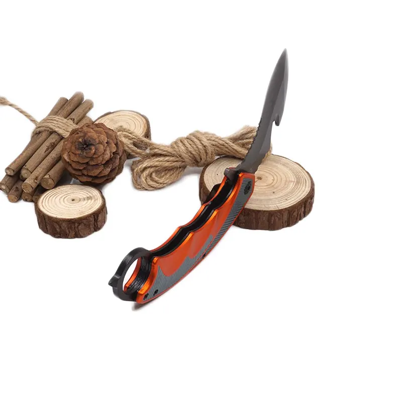 Складной нож Karambit тактический карманный для охоты на открытом воздухе 5Cr15Mov