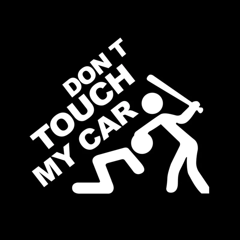 2019 наклейки с предупреждениями о безопасности не прикасайтесь к моему