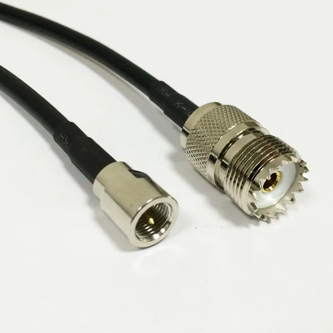 Новый UHF Женский разъем SO239 переключатель FME штекер Pigtail кабель RG58 по оптовой цене