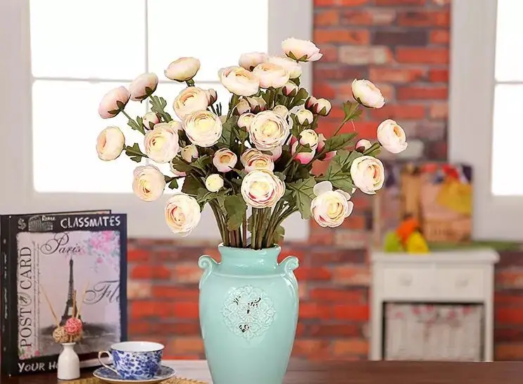 5PCS \ Лидер продаж высокое качество шелк Поддельные Цветок Многофункциональный