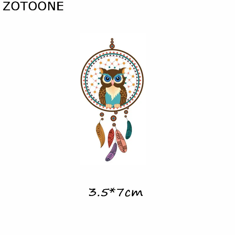 121 ZOTOONE милые Ловцы снов утюжок на передачу патч для одежды тепло на тепловых пластырей плавкие Наклейки Аппликации на одежду E - Цвет: 121