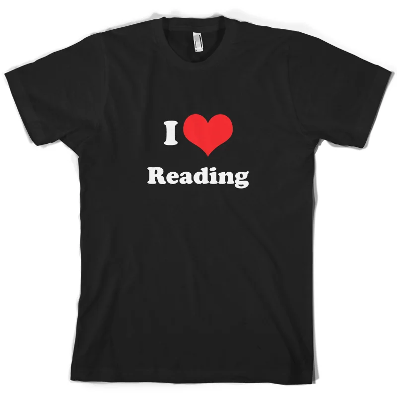 I Love Reading Мужская футболка подарок/книга фестиваль 10 цветов S XXL Футболка с принтом