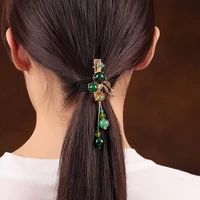 elegant fine coloured glaze hairpin hair accessory jewelry headwear chinese handmade barrettes vintage hair clip head ornaments