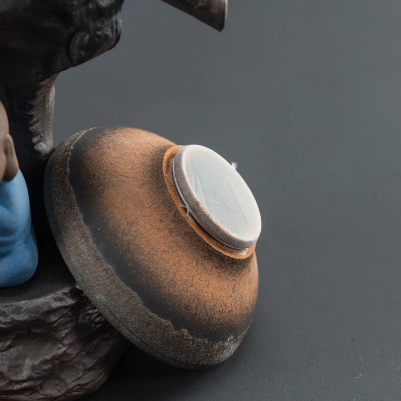 

Vintage Ceramic Coarse Pottery Filter Tea Ceremony Sandalwood Accessories Six Gentlemen Fair Cup Home Decoration Ornament Crafts