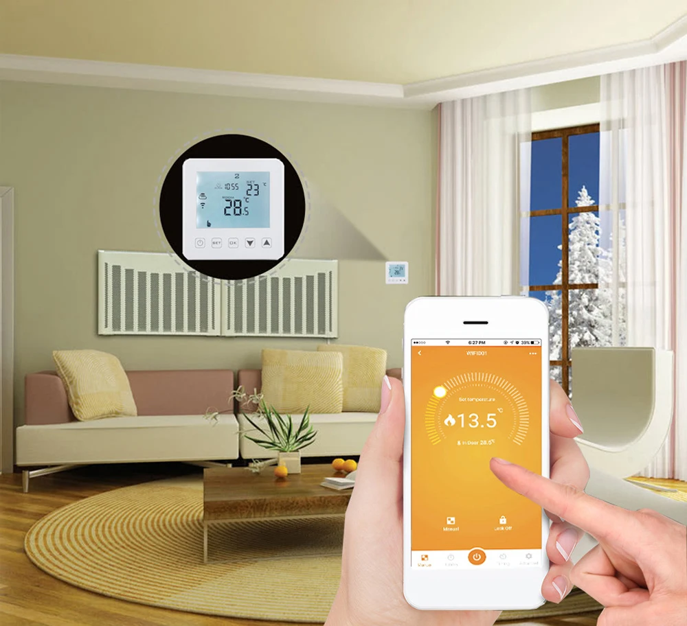 Smart Wifi Thermostat Electric Floor Heating for Warm Units Programmable Temperature Controller | Обустройство дома