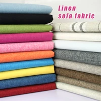 coated linen fabric sofa cushion fabirc diy craft sewing cloth outdoor linen blend fabric upholstery 58 wide per yard