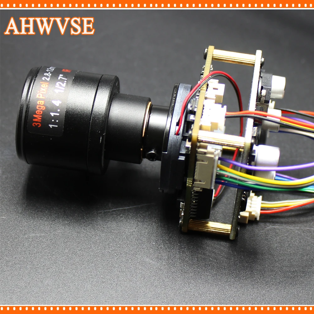 AHWVSE POE IP модуль камеры плата PCB с 2 8 12 мм объективом 1080P IRCUT LAN кабель ONVIF мобильный
