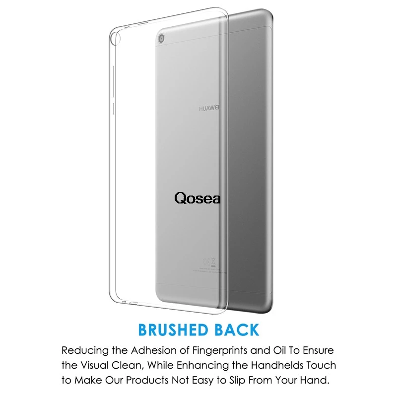 Чехол Qosea из ТПУ для Huawei Mediapad T3 8 10 чехол прозрачный ультратонкий модный