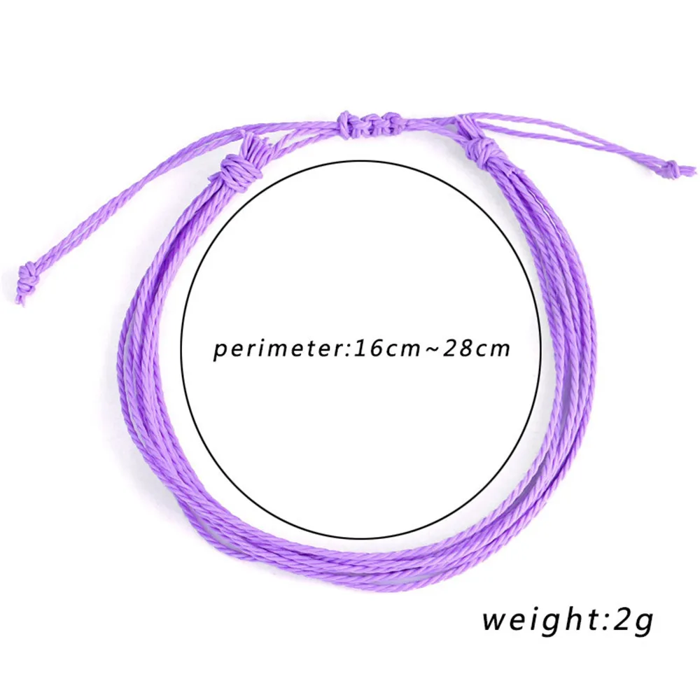 Винтажный Плетеный Браслет-цепочка ручной работы MLING для женщин очаровательный