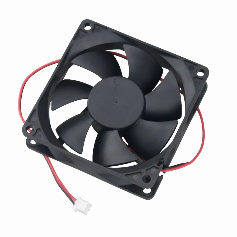 5 шт. Gdstime DC 24 в 80 мм x 20 8 см 2-контактный бесщеточный чехол для ПК кулер процессора