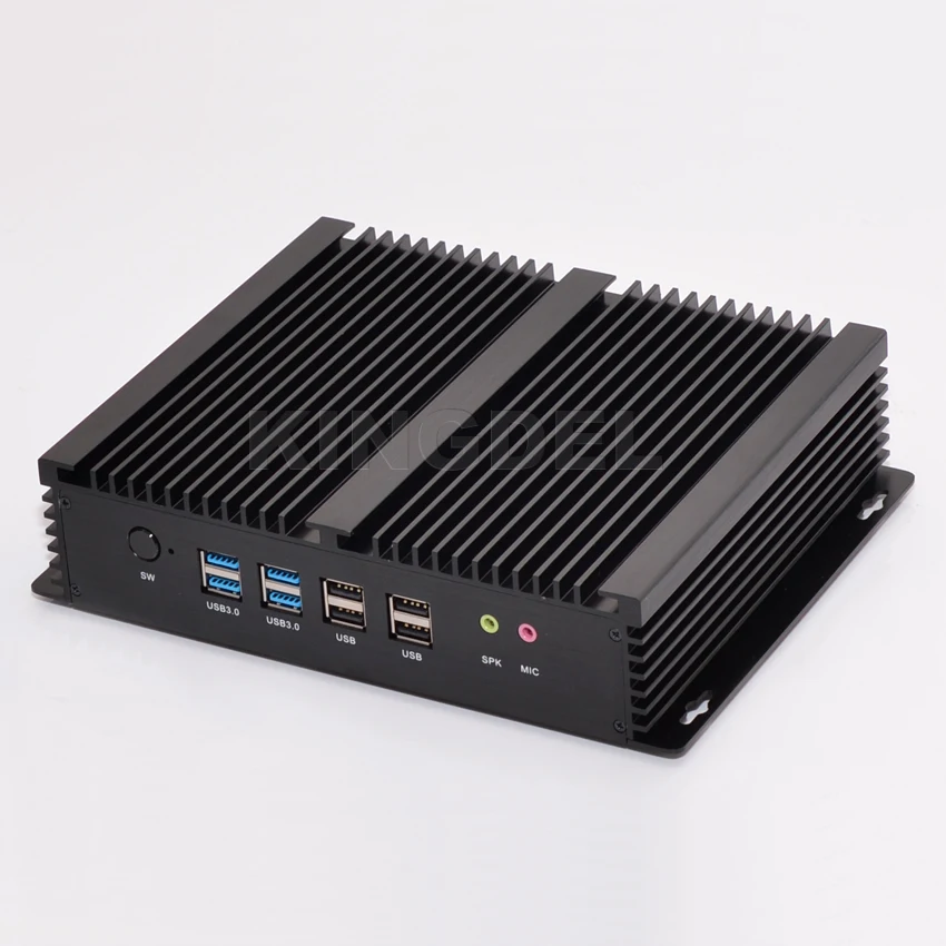 Mini embedded computer Intel Core i3 4010U dual core Dual lan 2 HDMI 6 COM rs232 WiFi Windows 10 | Компьютеры и офис
