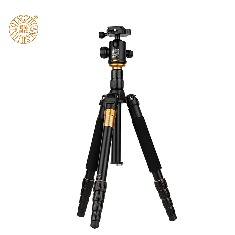 

Beike QZSD Q666 Professional Magnesium Aluminium Alloy Tripod Monopod For Travel DSLR Camera Light Compact Portable Stand