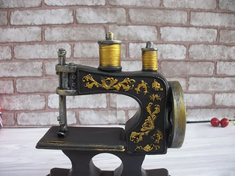 Креативная копилка для денег ретро швейная машина винтажная полимерная монет |