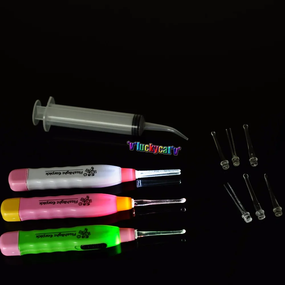 Инструмент для удаления миндалин ушных раковин 3 светодиода 9 адаптеров 1 шт. |