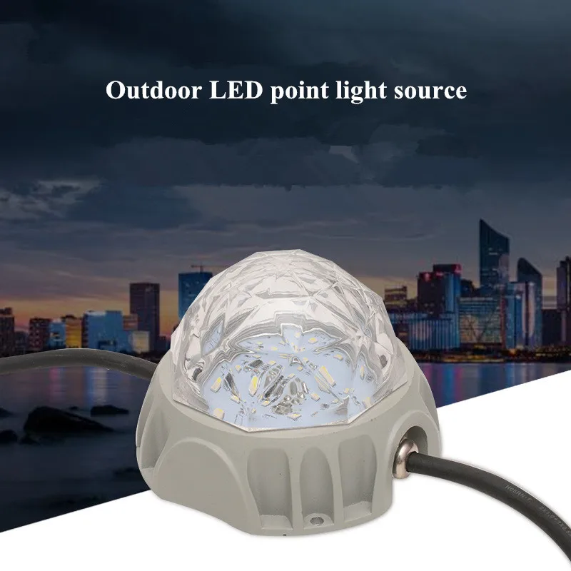 DMX512 полноцветный светодиодный точечный источник света мост открытый 5WLeds свет