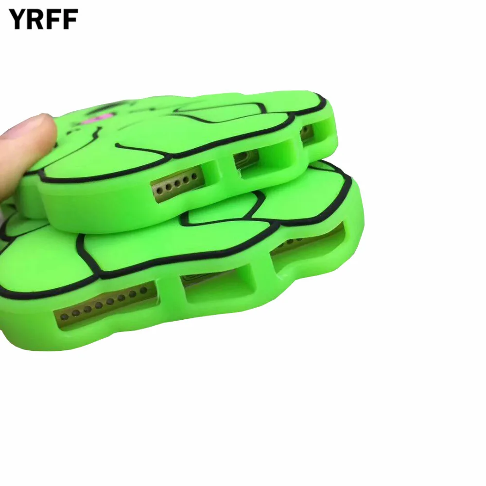 YRFF милый смешной 3D мультфильм странный инопланетянин чехол для телефона Чехлы