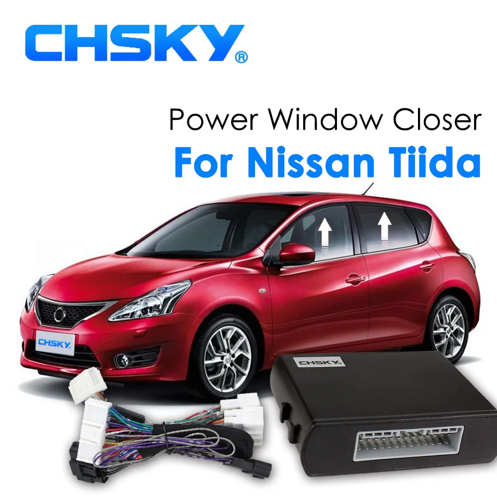 CHSKY Авто мощность окна свернуть окно ближе для Nissan Tiida C11 C12 левый привод удаленно