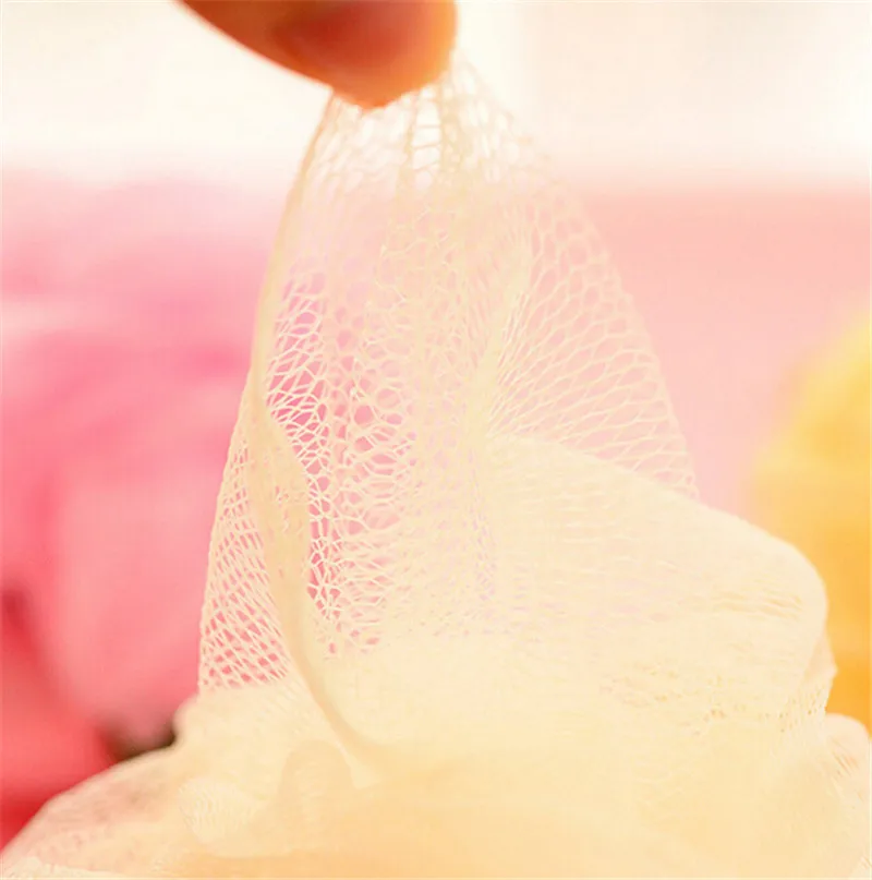 1 шт красочные фрукты форма Ванна мяч скруббер Душ Спа губка для очищения тела