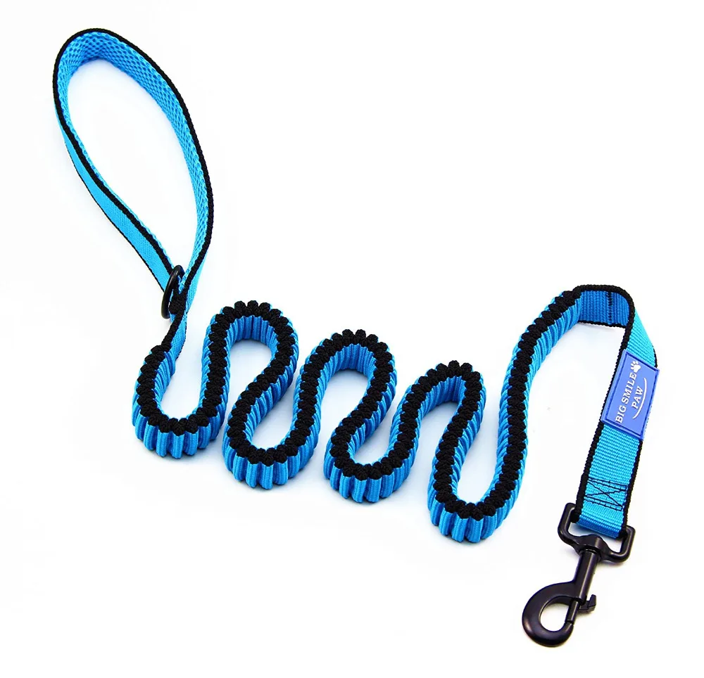 Банджи собачий поводок амортизация 120 см длинный нейлоновый для прогулок и
