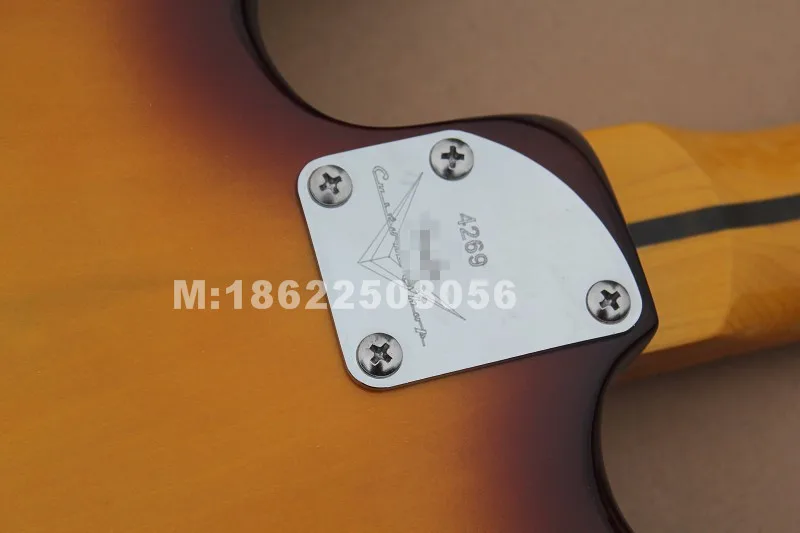 stratocaster стиль cs санберст электрогитары с st024 звезда inlay