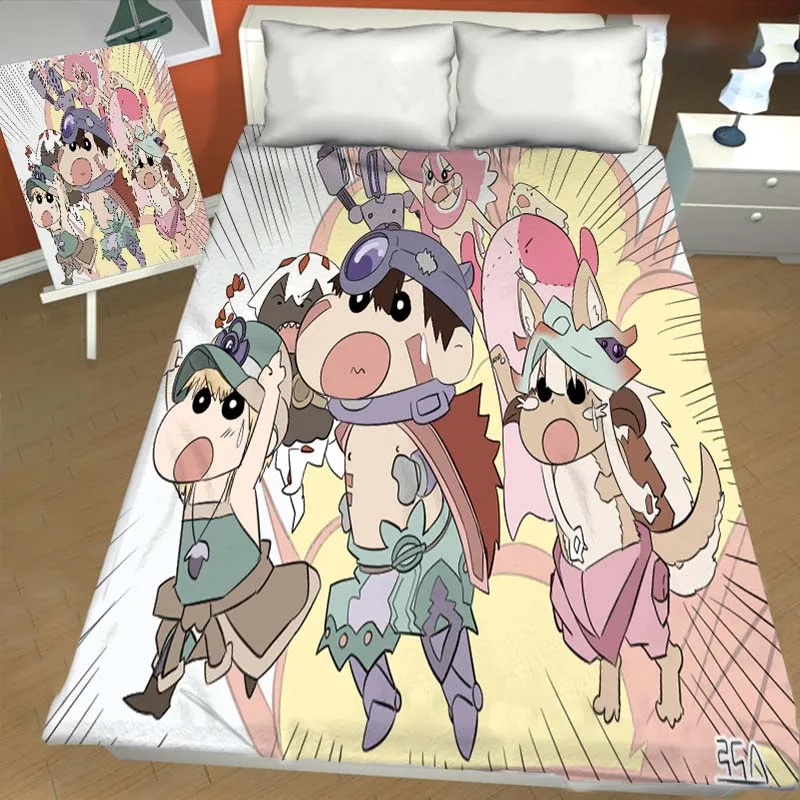 7 1 шт. простыня Crayon Shin-chan аниме простыня с печатным рисунком украшение для детской спальни простыни, постельное белье(без наволочки - Цвет: 7