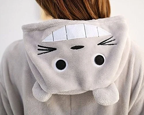 Взрослый мужской Тоторо Onesies Животных Косплей Костюм Хэллоуин Рождество Пижамы| |