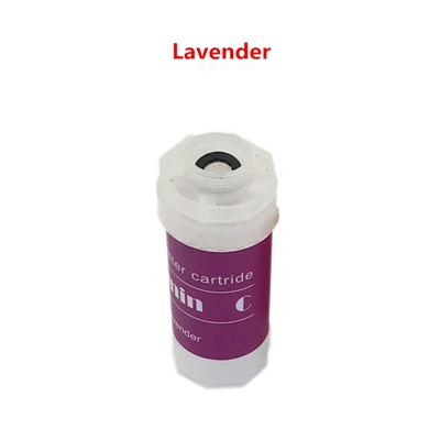 Lavender Hongdec Spa устраняет хлор Витамин С Арома Душ фильтр для воды картридж для подключения душевых головок - Цвет: Lavender