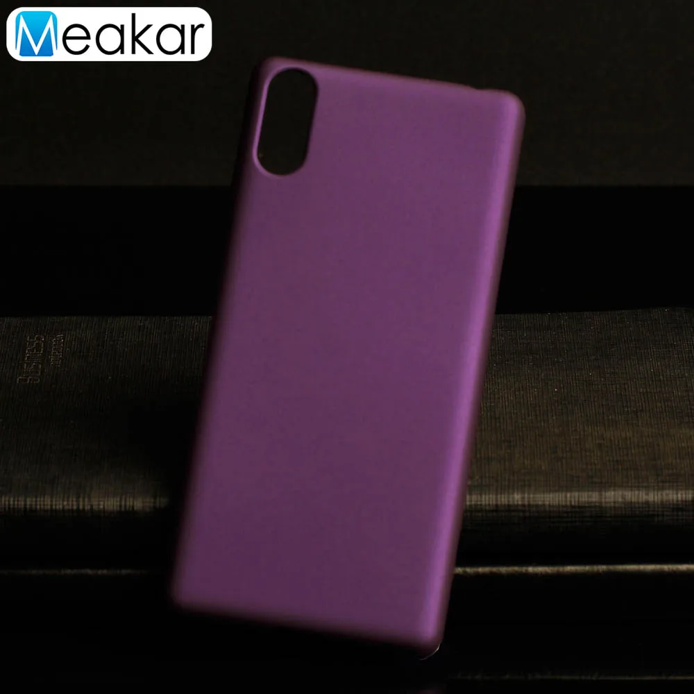 Матовая Пластик Coque 5.7For sony Xperia L3 чехол для sony Xperia L3 L 3 I3312 I4312 I4332 I3322 телефона чехол-лента на заднюю панель - Цвет: Purple