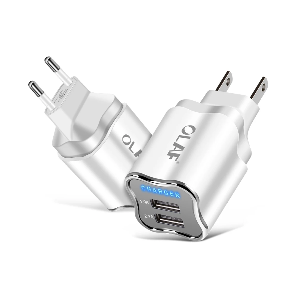 Олаф USB зарядное устройство для iphone xs max настенное USB зарядное устройство EU/US штекер портативный адаптер питания Зарядка для samsung S8 S9 huawei xiaomi