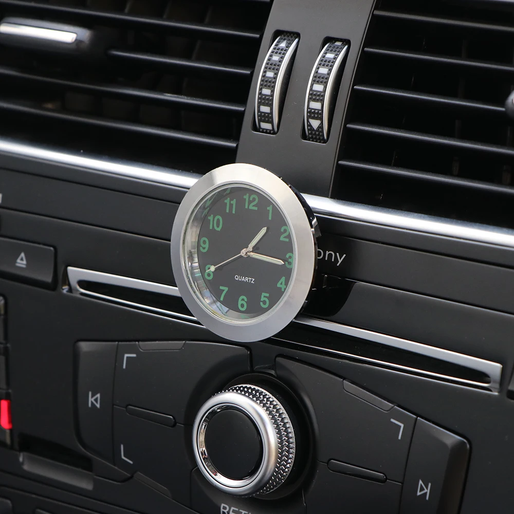 Автомобильные кварцевые часы Onever украшение для автомобиля с цифровой указкой|clip