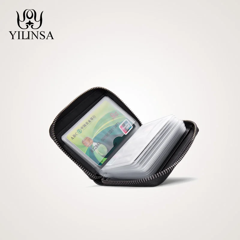 Кошелек из натуральной овечьей кожи для мужчин и женщин мини кошелек на молнии с