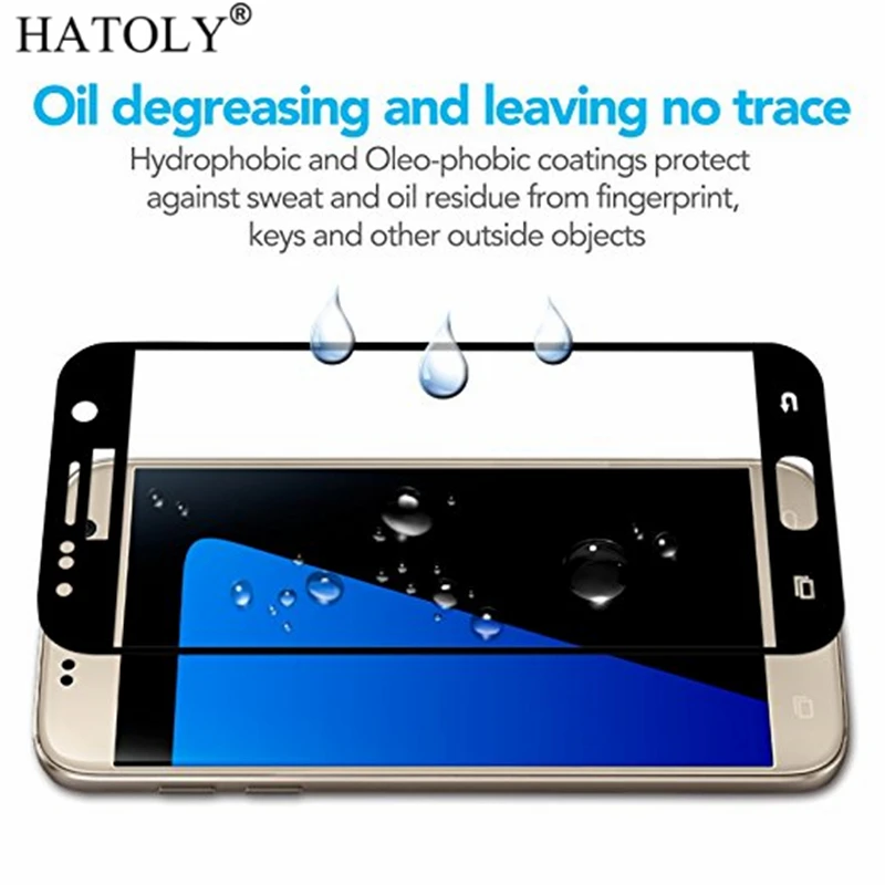 1 шт. закаленное стекло для Samsung Galaxy S7 полное покрытие Защита экрана 3D изогнутые