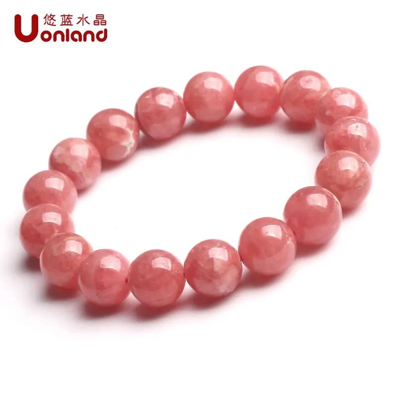 

Blue natural rhodochrosite bracelet top crystal bracelets accessories