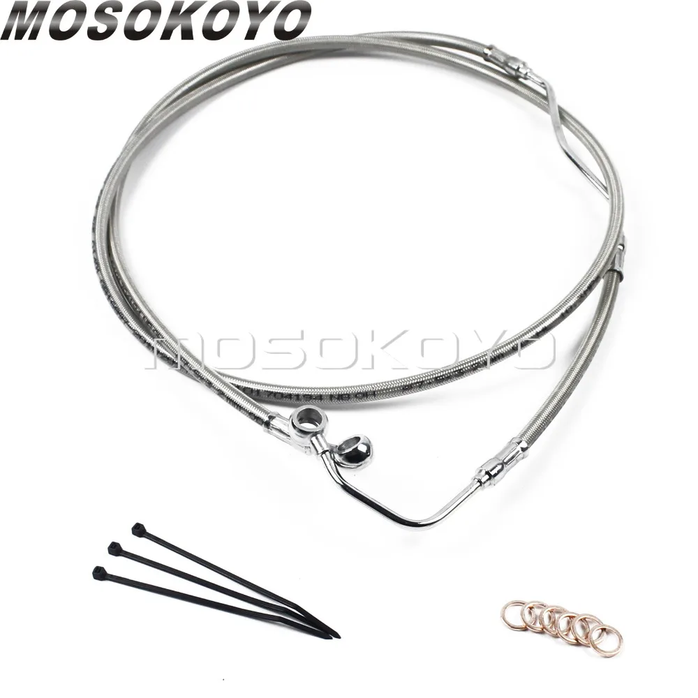 Набор тормозных линий на руль мотоцикла 10 16 дюймов + 4 &quot+ 6&quot 8 10&quot Проводка