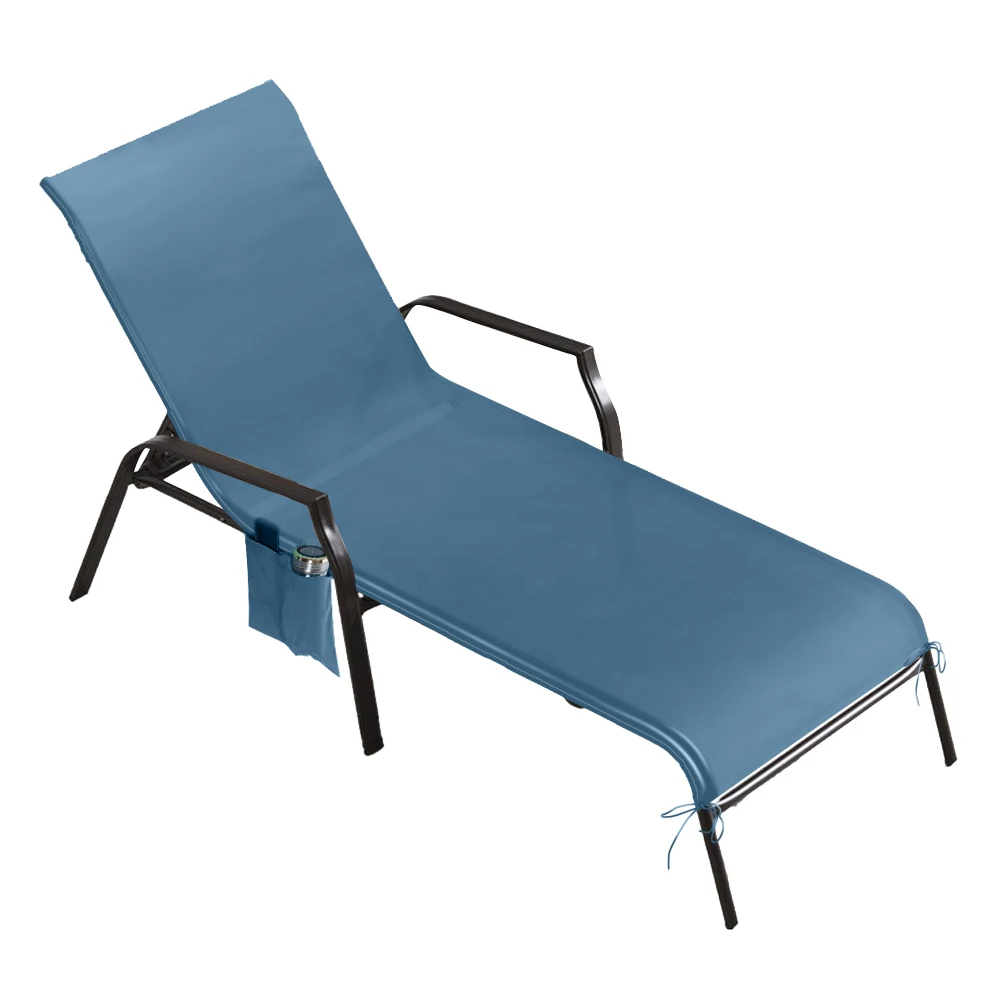 grey blue 214,5*75 см праздничный пляжный чехол для кресла для отдыха, полотенце, летняя классная кровать, пляжное полотенце для сада, шезлонг, коврик на стул с большим карманом - Цвет: grey blue