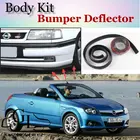Дефлектор бампера для губ для Opel Tigra AB, передний спойлер, юбка для автомобиля, протектор для губ, тюнингобвес, полоска