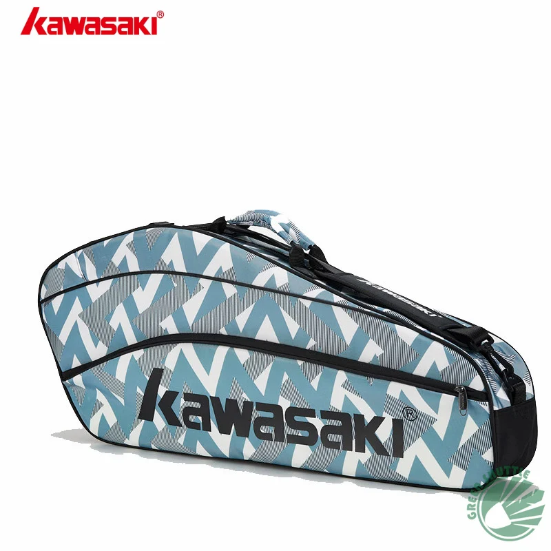 Kawasaki новая сумка для ракеток для бадминтона 3 односпальные кровати и двойной сумки на плечо большой Ёмкость натуральная KBB-8302 KBB-8303 KBB-8308 сумка