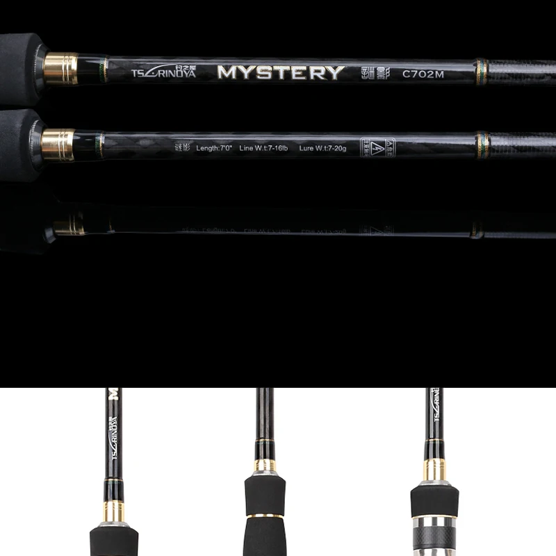 TSURINOYA MYSTERY II Спиннинг/Литье удочка 1,98 м 2,1 м/ф мощная углеродная удочка для ловли карпа