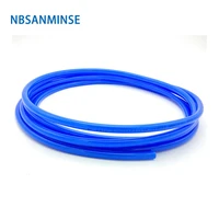 5 meters lot blue pipe 12mm8mm14mm10mm16mm12mm air compressor pipe polyurethane tube pu pneumatic hose air hose sanmin