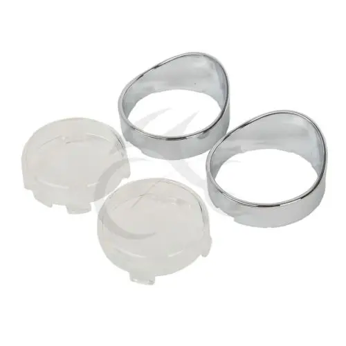 2 шт. Прозрачная крышка для объектива с поворотником козырек Harley Road King FLHX FLTRI |