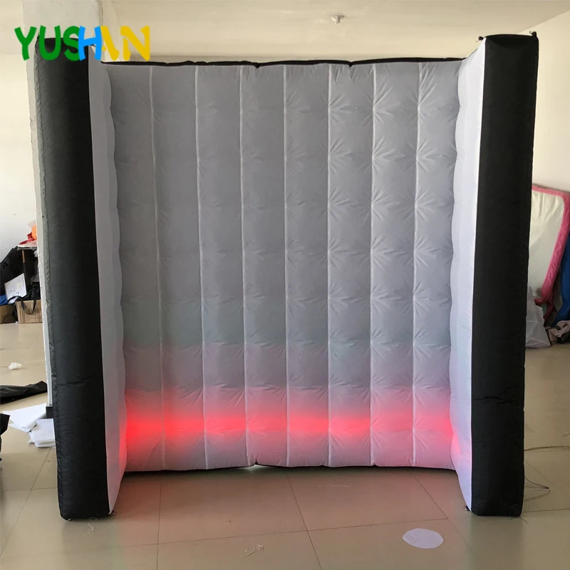 Nice Curve Portable Inflatable Wall Color Changing LED photography backdrops Wedding Photoboot HotSale | Дом и сад