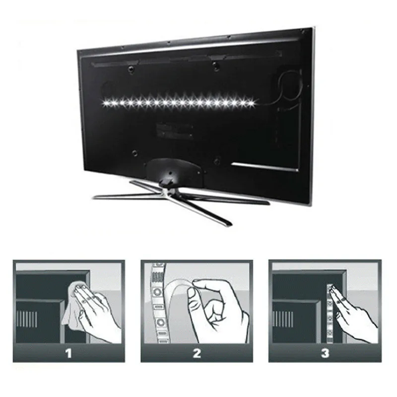 Светодиодная лента 5 в постоянного тока с питанием от USB 2835 RGB/Wit/Warm wit