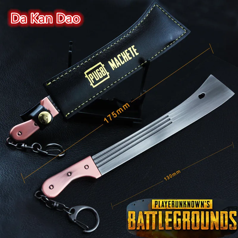 PUBG игра Playerunknown's Battlegrounds Нож Модель мачете да Кан дао металлический брелок кулон
