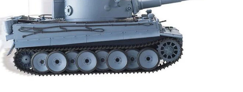 Танк 3818-1 2,4 г 1:16 Тигр I металлический катапилар и шестерня и индуктор хенлонг танк с пультом дистанционного управления с фонариком звуковой симулятор