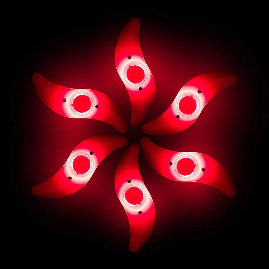 6 шт. ночные огни для езды на велосипеде велосипед велосипедные колесные шины