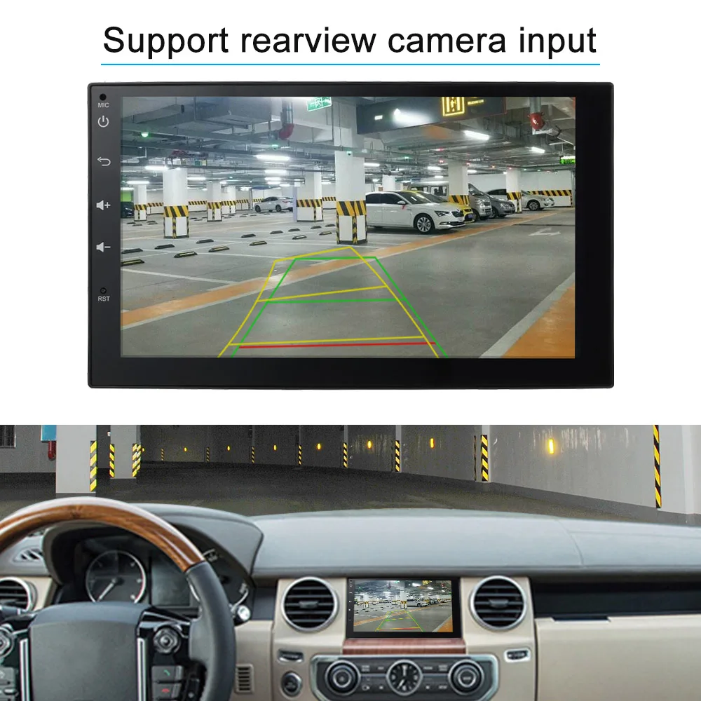 Автомобильный мультимедийный плеер 2 Din Android 5 1 7 '' универсальный Wi-Fi GPS
