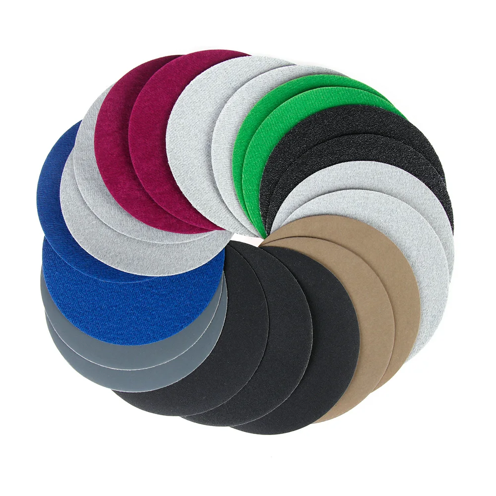 5 шт. дюймовые (125 мм) Силиконовые Круглые абразивные пескоструйные диски для