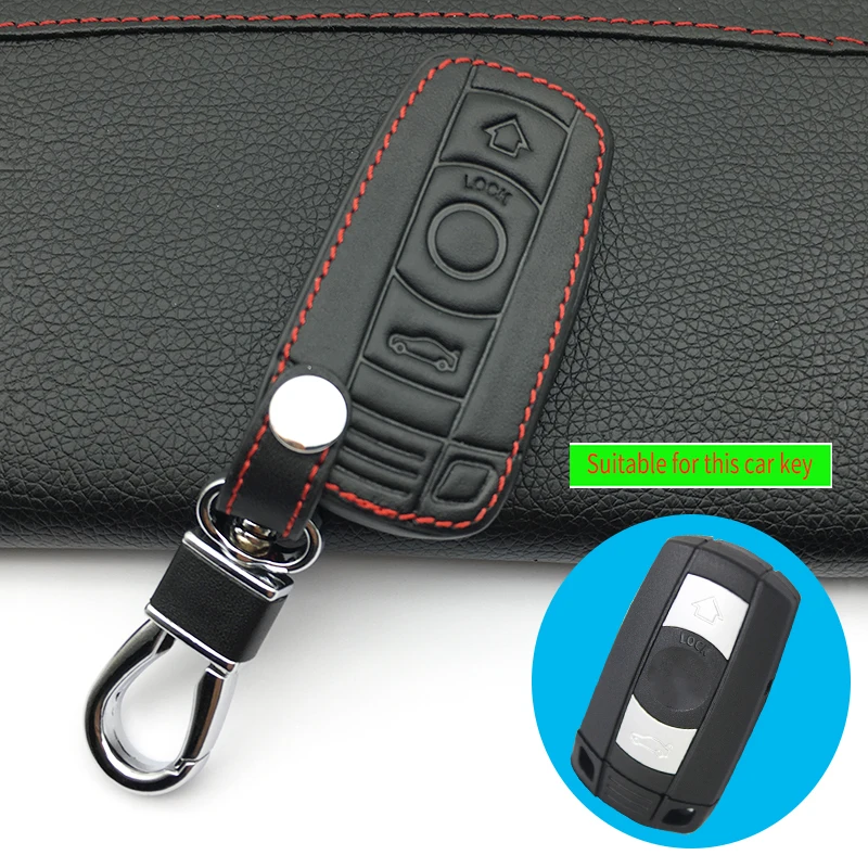 Чехол для ключа из натуральной кожи BMW 1/3 5series X1 X3 X5 X6 Z4|car key case cover|key for carcase bmw |